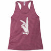 bunny sign Racerback Tank