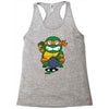lucky turtle Racerback Tank