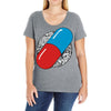 akira pill 2 Ladies Curvy T-Shirt
