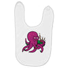 purple octopus playing the bagpipes Baby Bibs