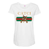 Catci Gucci Parody Maternity Scoop Neck T-shirt