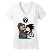 baby sangoku Women's V-Neck T-Shirt
