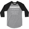definition of engineer 3/4 Sleeve Shirt