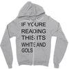 if youre reading this its white and gold Zipper Hoodie