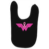 breast cancer wonder woman Baby Bibs