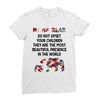 mama bear message Ladies Fitted T-Shirt