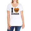 i love burger Ladies Curvy T-Shirt