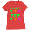 mystery tee shirt random funny cheap t shirt pop culture hipster graph Ladies Fitted T-Shirt
