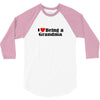 i love being a grandma 3/4 Sleeve Shirt