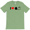 i love house music t shirt edm club wear rave electro party progressiv T-Shirt
