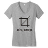 oh crop Women's V-Neck T-Shirt
