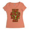 funny ferry mucking christmas, ideal gift or christmas present. Women's Triblend Scoop T-shirt