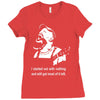 seasick steve folk rock musi Ladies Fitted T-Shirt