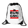 the a team run Drawstring Bags