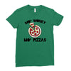 mo money mo pizzas 1 Ladies Fitted T-Shirt