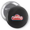 say d'oh Pin-back button