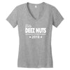 vote deez nuts for president 2016 funny Women's V-Neck T-Shirt