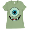 mike wazowski monstres Ladies Fitted T-Shirt