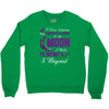 i love someone with pancreatic cancer to the moon &amp; back to infinity Crewneck Sweatshirt