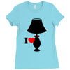 i love lamp Ladies Fitted T-Shirt