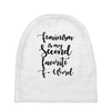 feminism is my second favorite f word Baby Beanies