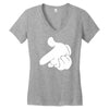 mouse hands ym Women's V-Neck T-Shirt