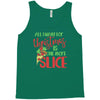 pizza christmas humor Tank Top
