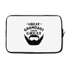 mens grandads bearded Laptop sleeve