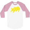 bull spain espana football animal tee all present sz new 3/4 Sleeve Shirt