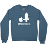 android robot spoof Crewneck Sweatshirt