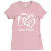 photographer funny mens Ladies Fitted T-Shirt
