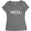 Stay Hard Women's Triblend Scoop T-shirt