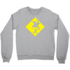 pterosaur warning Crewneck Sweatshirt