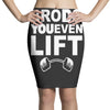 bro do you even lift baseball raglan Pencil Skirts