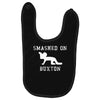 smashed on buxton Baby Bibs