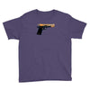black gold gun pullover Youth Tee