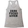Zero Fucks Given Racerback Tank