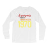 awesome since november 1970 Long Sleeve Shirts