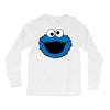 Cookie Monster Face Long Sleeve Shirts