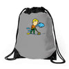 part time job   aquarium Drawstring Bags