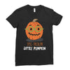 spec tacular pumpkin Ladies Fitted T-Shirt