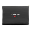 i love you (2) Accessory Pouches