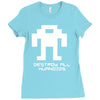 berzerk robot Ladies Fitted T-Shirt