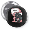 meh says honey badger Pin-back button