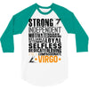 Strong Independent Motivated Virgo 3/4 Sleeve Shirt