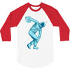 astronaut discus throwing 3/4 Sleeve Shirt