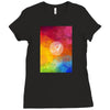 letter a  initial Ladies Fitted T-Shirt