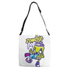 diet zombie pop Adjustable Strap Totes