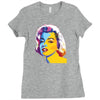 pop art marilyn monroe Ladies Fitted T-Shirt