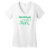 shell yeah turtle Women's V-Neck T-Shirt